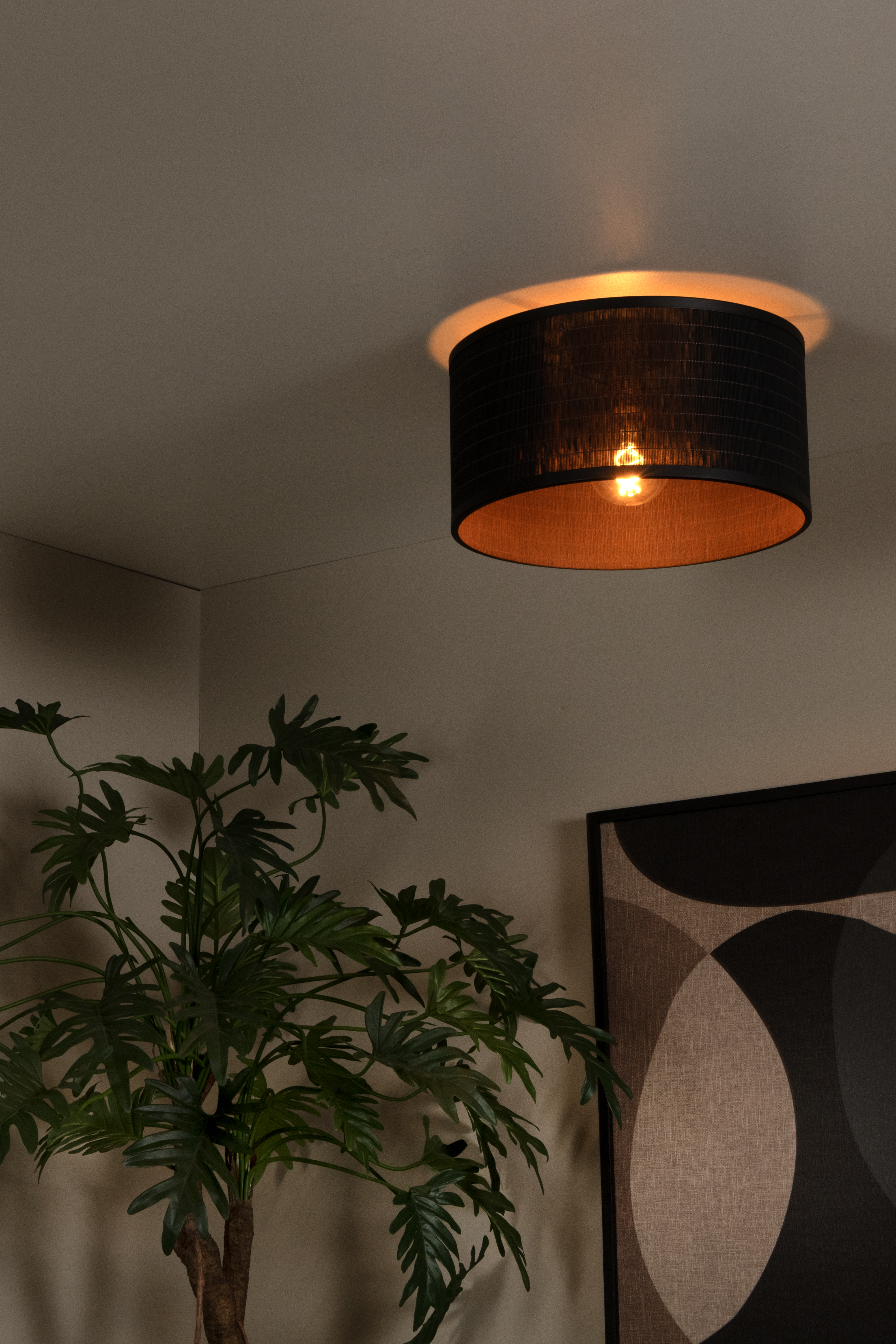 Flush deals lamp shade